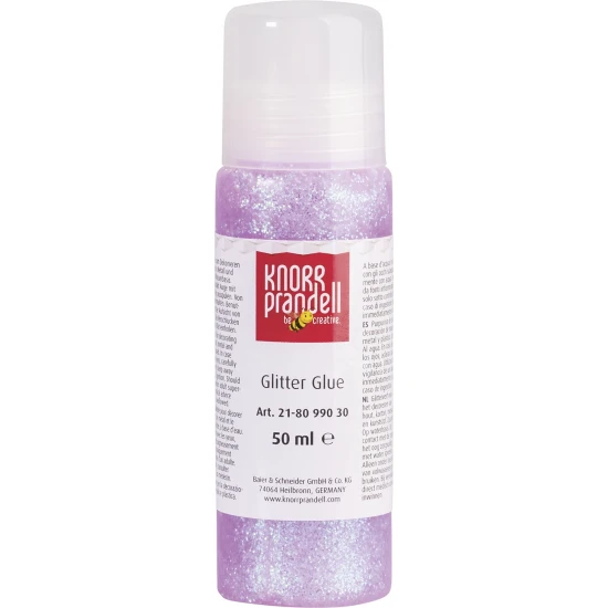 Κόλλα glitter Knorr prandell Λιλά ιριδίζον 50ml