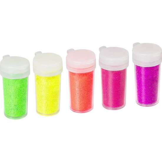 Glitter σετ 5 χρώματα Νέον 5τεμ x 4gr