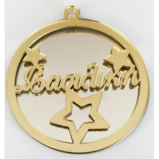 Double Plexiglass Μπάλα Με Όνομα Silver - Gold