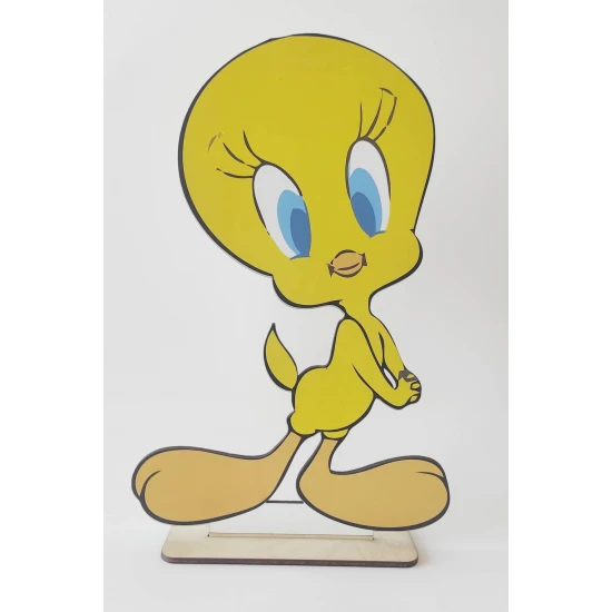 Tweety εκτύπωση σε ξύλο