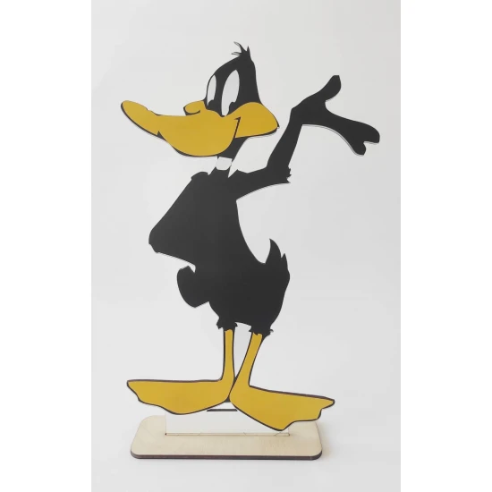 Duffy Duck εκτύπωση σε ξύλο