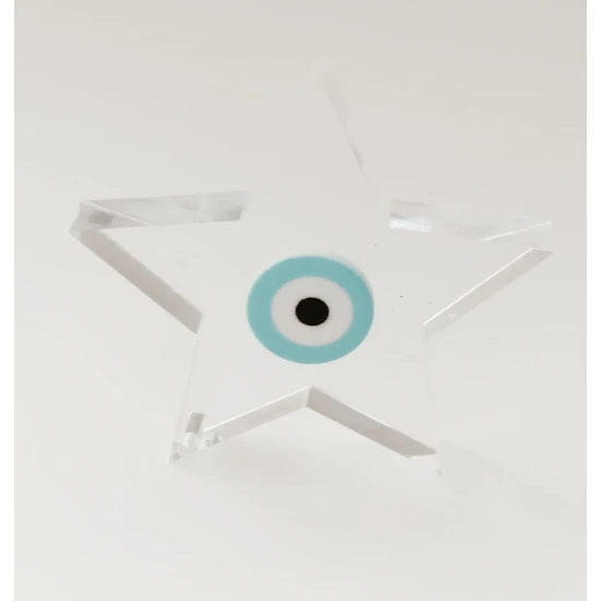 Plexiglass Γούρι Αστέρι 7cm, Πάχος 1cm
