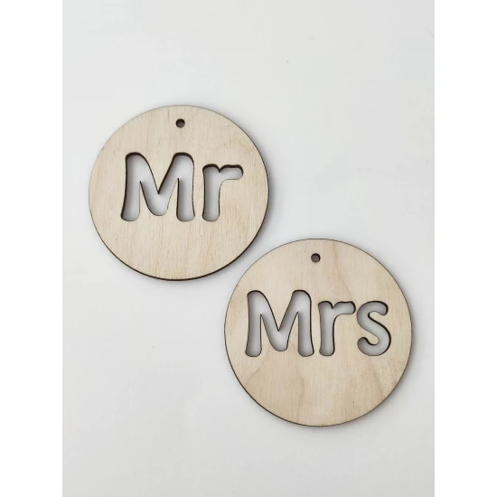 Ξύλινο Mr / Mrs