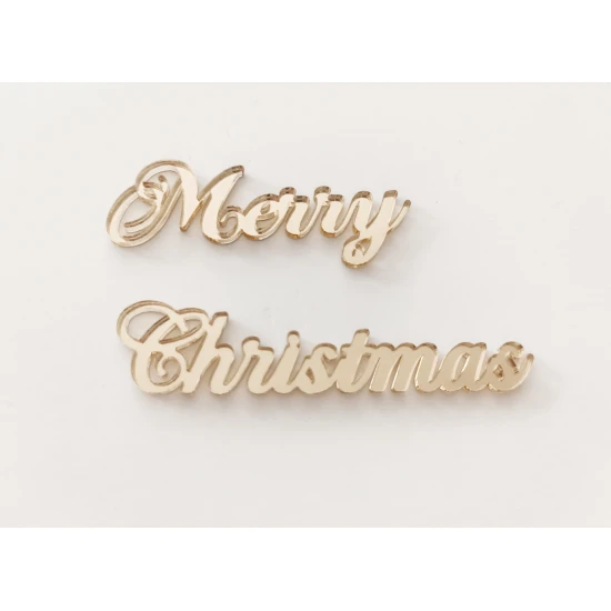 Plexiglass Merry Christmas 