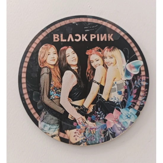 Ξύλινο διακοσμητικό black Pink #3