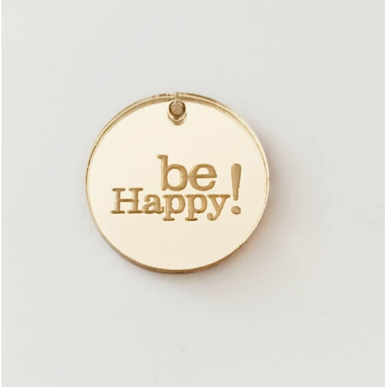 Plexiglass διακοσμητικο Be Happy   