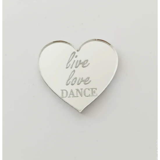 Plexiglass διακοσμητικο Live Love Dance  