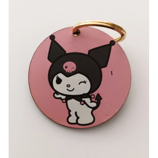 Ξύλινο διακοσμητικο Kuromi 