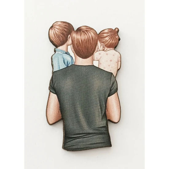 Ξύλινο διακοσμητικό Family  #13
