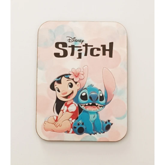 Ξύλινο διακοσμητικό Stitch #4