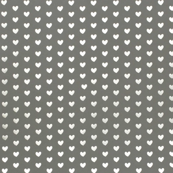 Xαρτόνι Bazzill foil heart 30cm x30cm  rock candy