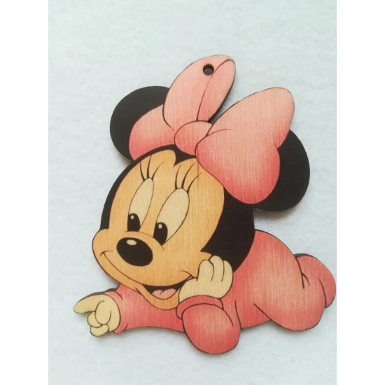 Minnie #3 εκτύπωση σε ξύλο