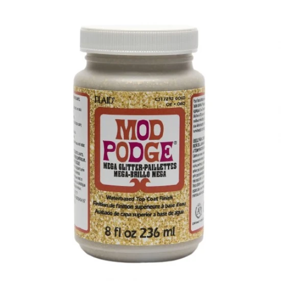 Mod Podge mega glitter gold 236ml