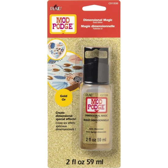 Mod Podge • Dimensional magic glitter 59ml χρυσό