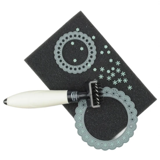 Die Brush + Foam Pad for Wafer-Thin Dies