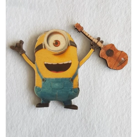 Minion #2 εκτύπωση σε ξύλο