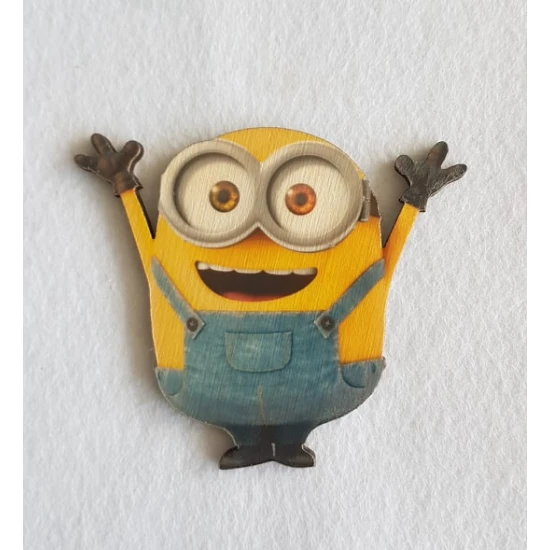 Minion #4 εκτύπωση σε ξύλο