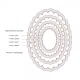 Sizzix Framelits Die Set  - Ovals, Scallop - 4τεμ