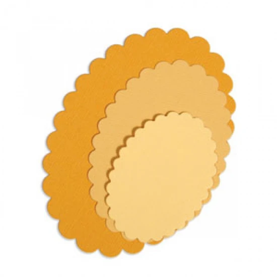 Sizzix Framelits Die Set  - Ovals, Scallop - 4τεμ