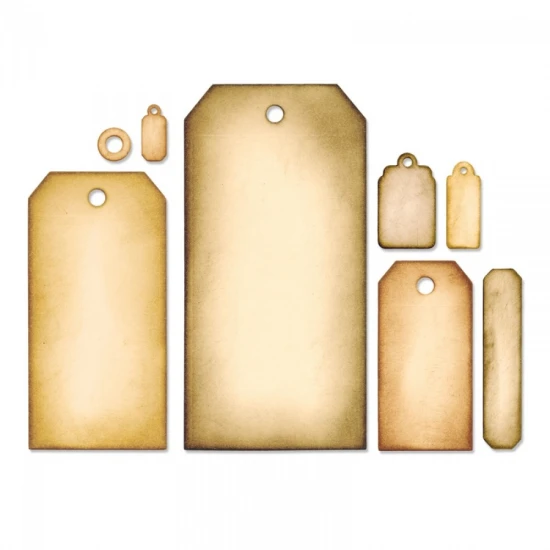 Sizzix Framelits Die Set - Tag Collection - 8τεμ 