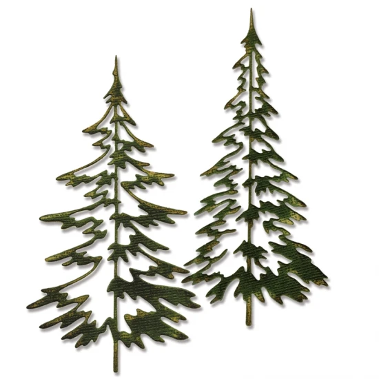 Thinlits Die set 2pk - woodlands by tim holtz - Sizzix