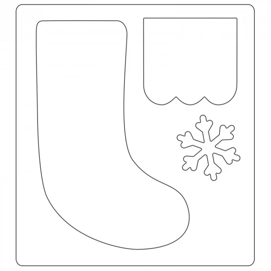 Bigz Die Christmas Stocking