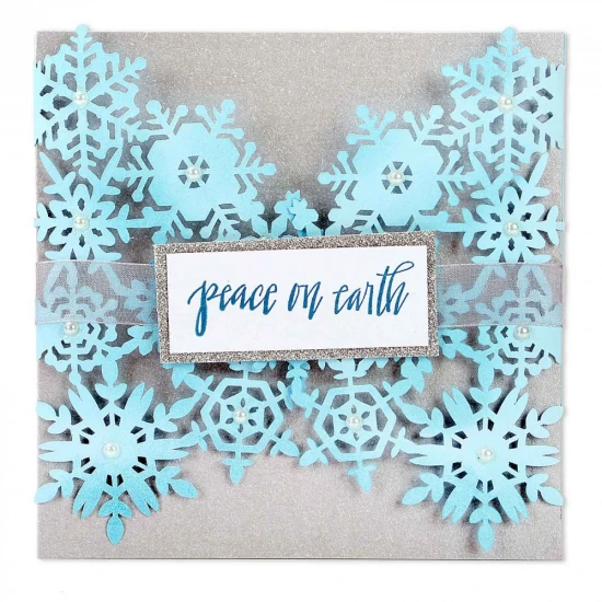 Thinlits Die - Snowflake Card - Sizzix
