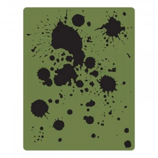 Texture Fades Embossing Folder Ink Splats