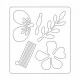 Bigz Die w/Textured Impressions Butterfly Embellishments
