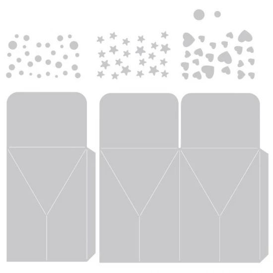 Sizzix Thinlits Die Set 6τεμ - Star Gift Bag