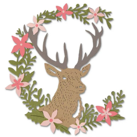 Sizzix Thinlits Die Set 5τεμ - Deer