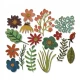 Thinlits Funky Floral 15 τεμ- Sizzix
