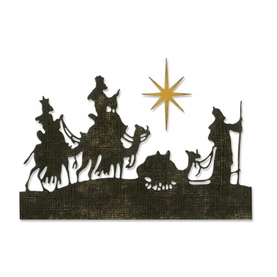 SIZZIX THINLITS DIE SET 2PK - WISE MEN