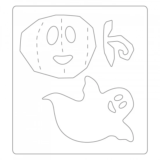 Sizzix Bigz Die Happy Halloween by Laura Kate