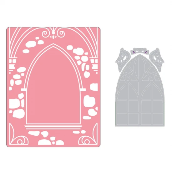 Sizzix Impresslits Embossing Folder - Wedding Window