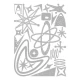  Sizzix Thinlits Die Set  Atomic Elements by Tim Holtz 25τεμ