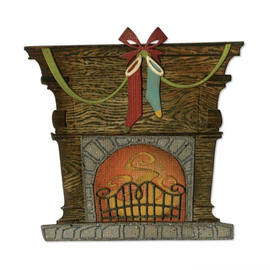 Sizzix Thinlits Die Set 12PK Fireside by Tim Holtz