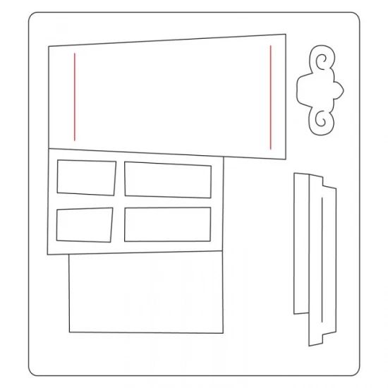 Sizzix Bigz Die Window Frame by Tim Holtz