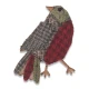 Bigz Die Sizzix  Patchwork Bird by Tim Holtz