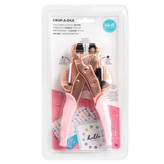 We R Memory Keepers Crop-A-Dile Rose gold
