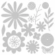 Sizzix Thinlits Die Set 17PK Bold Flora by Sophie Guilar