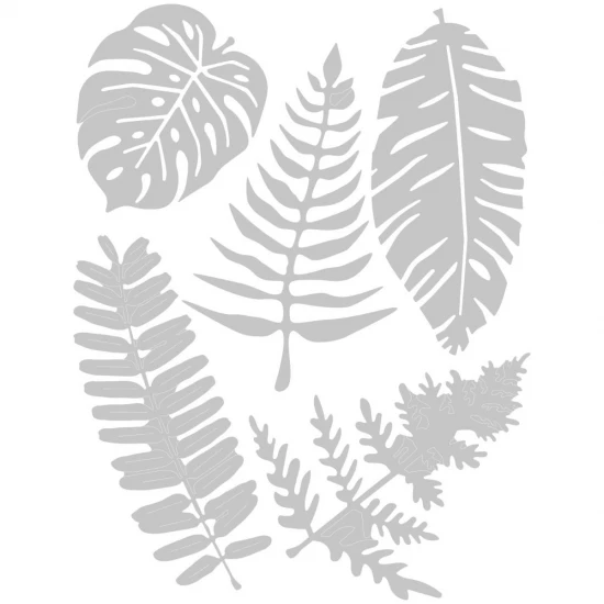 Sizzix Thinlits Plus – Large Tropicals 5τεμ