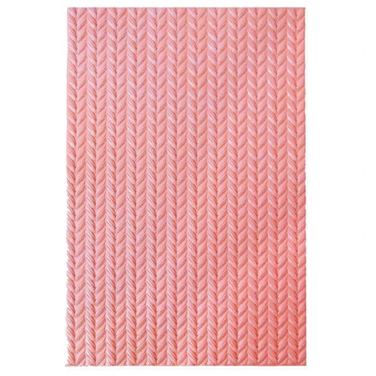 Sizzix Knitted 3D Embossing folder by Jessica Scott