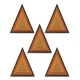 Sizzix Thinlits Die Set 25PK Stacked Tiles Triangles by Tim Holtz