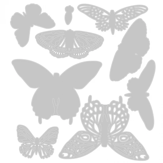 Thinlits Die Set 9PK Flutter on By by Jessica Scott