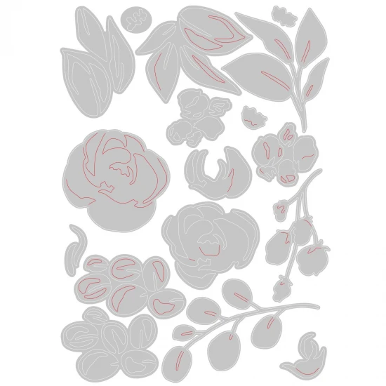 Thinlits Die Set 17PK Bloom Colorize by Tim Holtz