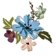 Thinlits Die Set 8PK Brushstroke Flowers #2 by Tim Holtz