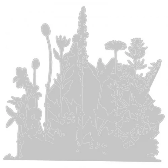 Sizzix Thinlits die Flower field