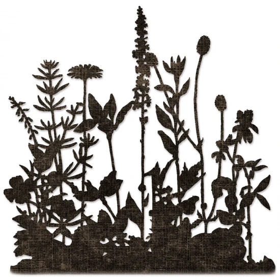 Sizzix Thinlits die Flower field