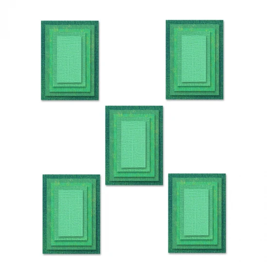 Sizzix Thinlits die set Stacked tiles